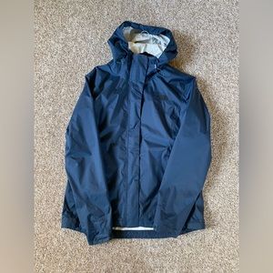 North Face Blue Raincoat / Rain Jacket Size M